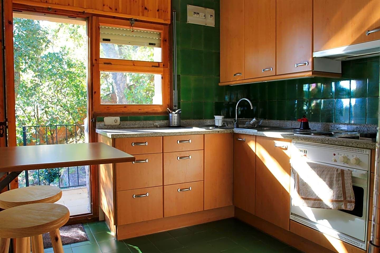Nice wooden house in a quiet environment