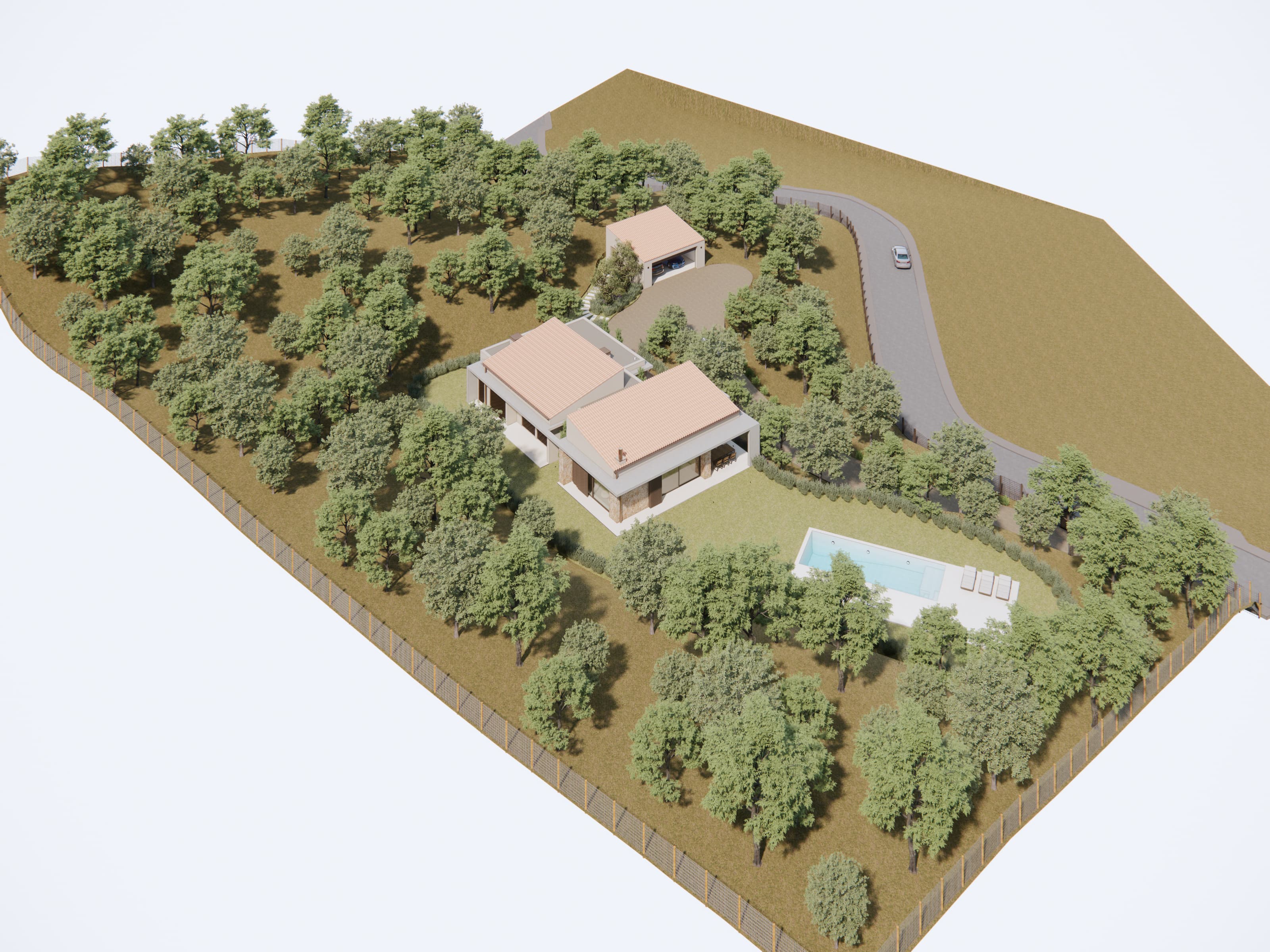 Live in the middle of nature, surrounded by 7000m2 of land