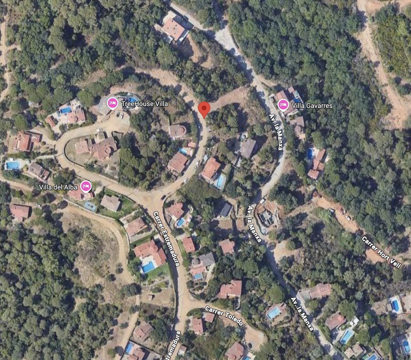 Plot in a quiet area of Calonge, with wide views of the mountain